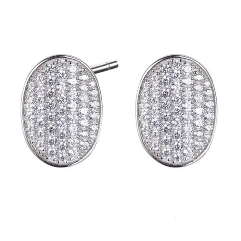 925 Stering Silver Classic Stud Round Earring for Women