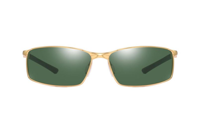 Classic Curved Rectangular Fashion 100% UV400 Protection Sunglasses