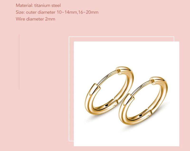 Customized 925 Sterling Silver Cartilage Sleeper Hoop Earring for Women