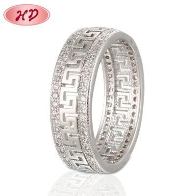 18K 14K Gold Plated Fashion Wedding Stainless Steel Silver Man Finger Rings Design Engagement Jewelry