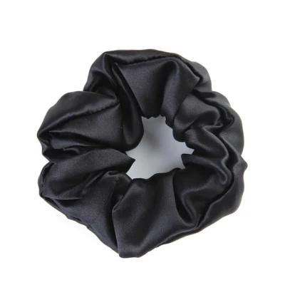 Manufacturer Supplier Large 100% Mullberry Silk Hair Scrunchies