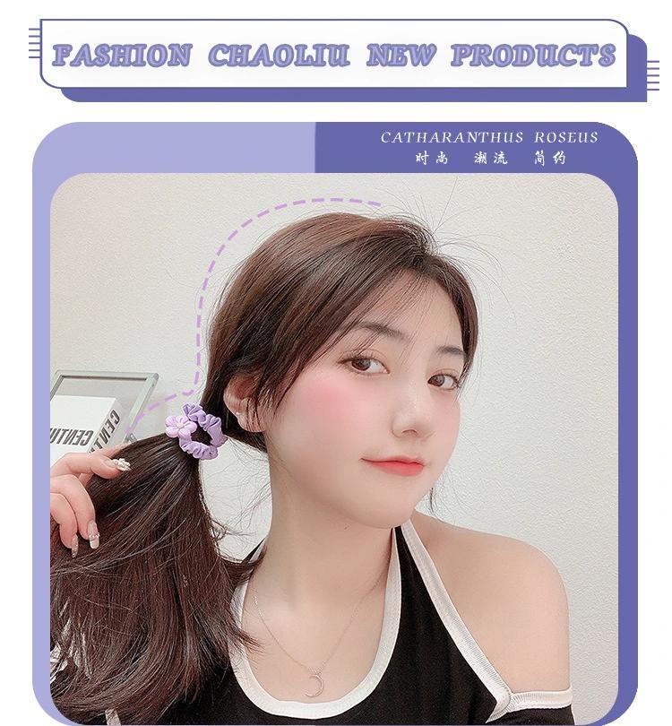 Korea Ins Very Peri/Purple Hair Hoop Female Pressure Hairpin Sponge Increase Head Bow Hair Accessories