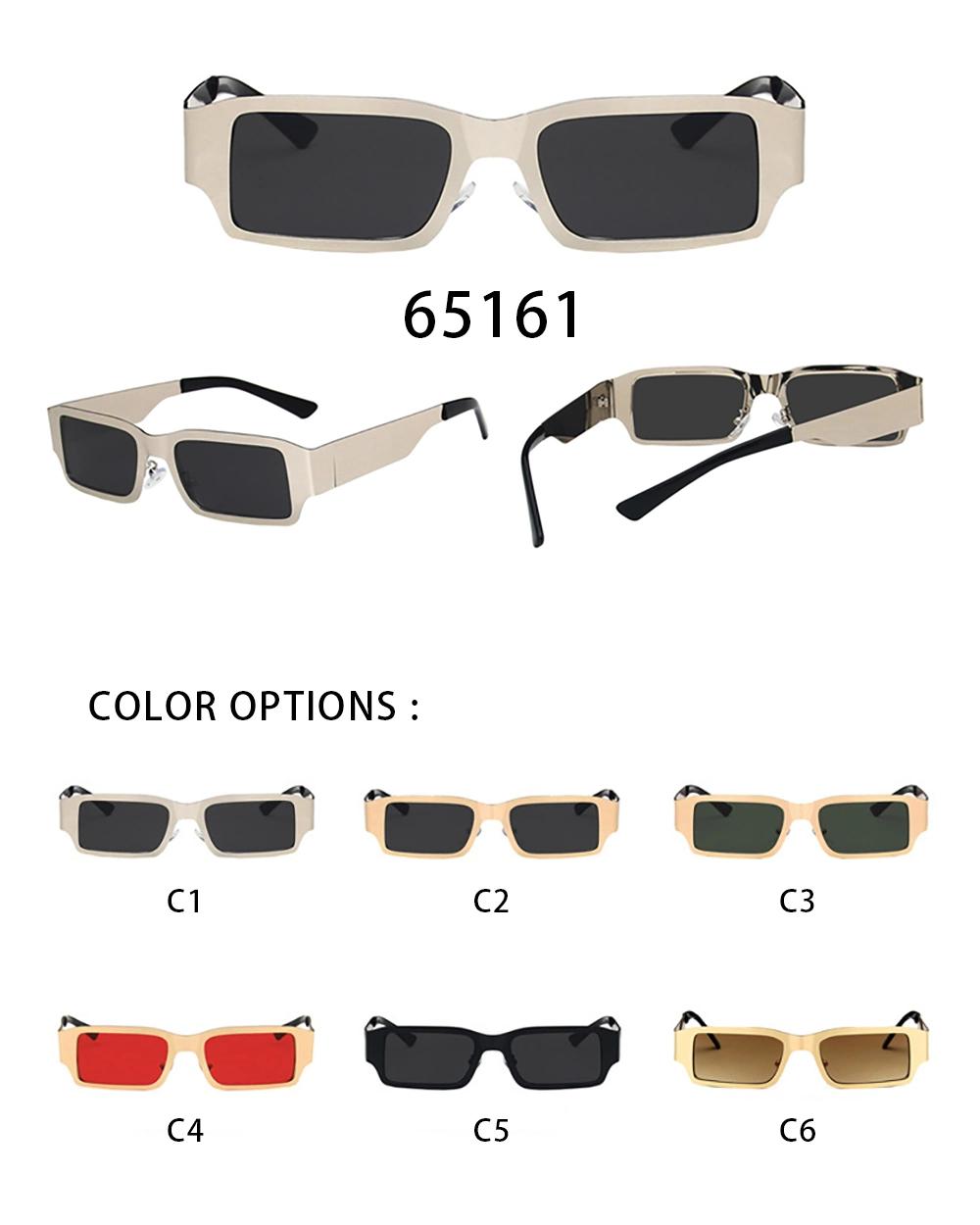 New Fashion Style Metal Small Square Frame Sunglasses Unisex Vintage Designer Shades Hot Selling UV400 Glasses