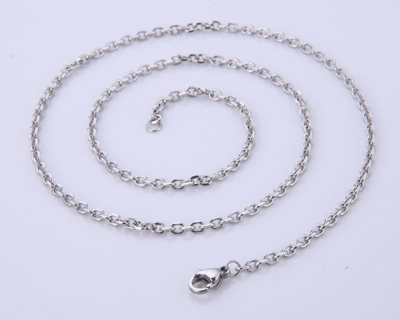 Surgical Stainless Steel Not Allergic Cable Link Chain Necklace for People and Accesories