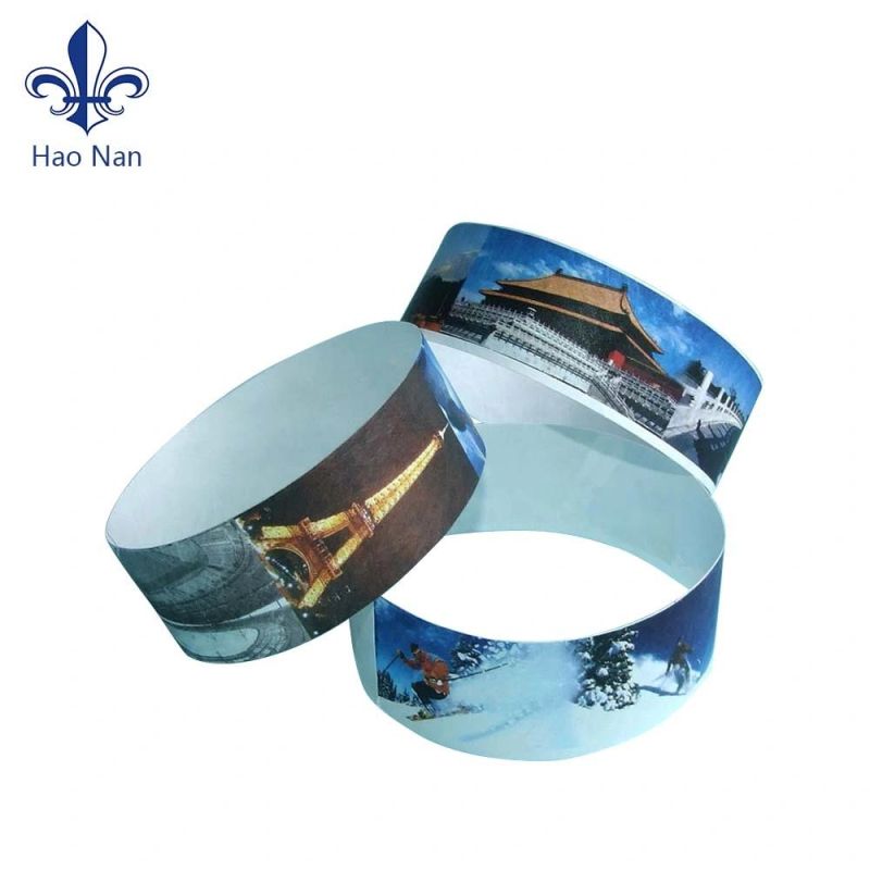 Promotional Items Printed Custom Fashion Tyvek Wristband for Events