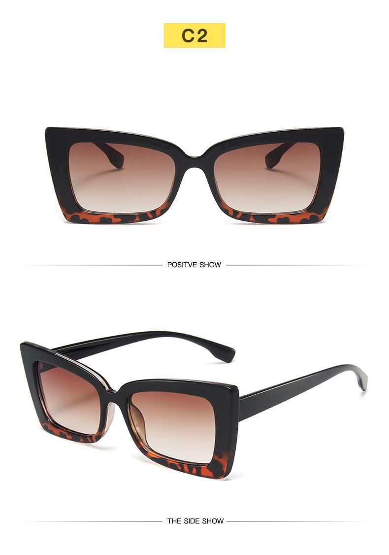 Metal Hinge Butterfly Shape Sunglasses European and American Trend Is Fashionable Sunglasses