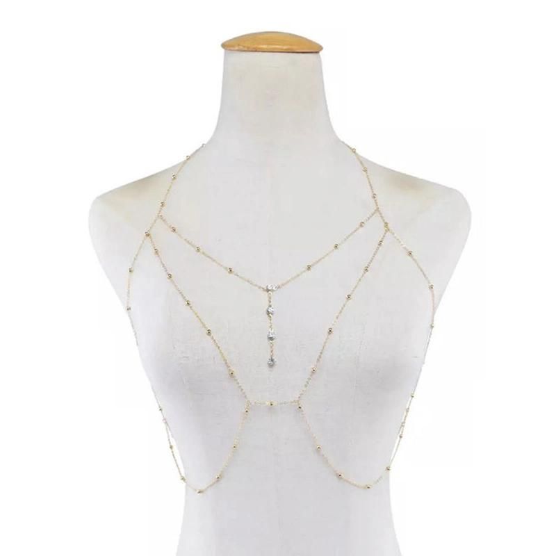 Fashion Accessories Body Hollow Bikini Jewelry Chain Necklace