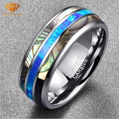 Fashion Jewelry New Style Tungsten Smooth Ring European and American Popular Male Carbide Tungsten Steel Ring Gift Jewelry Wholesale Tst2304