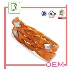 Genuine Leather Bracelet Cuff (BR01)