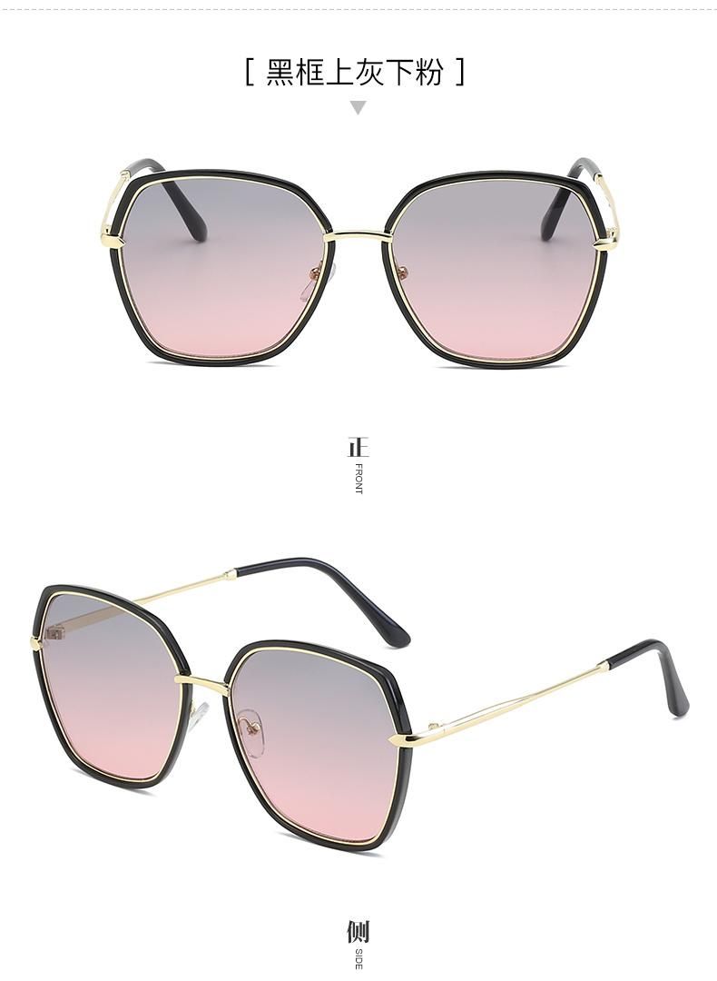 Vintage Brand Designer Hexagonal Sunglasses Women Men Retro Driving Mirror Sun Glasses Female Male Fashion Sunglasses UV400 New