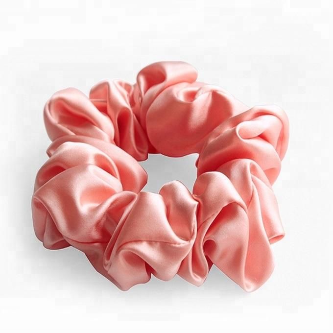 Large Silk Scrunchies for Hair Elastic Hair Bands Premium Scrunchy Hair Ties Ponytail Holder