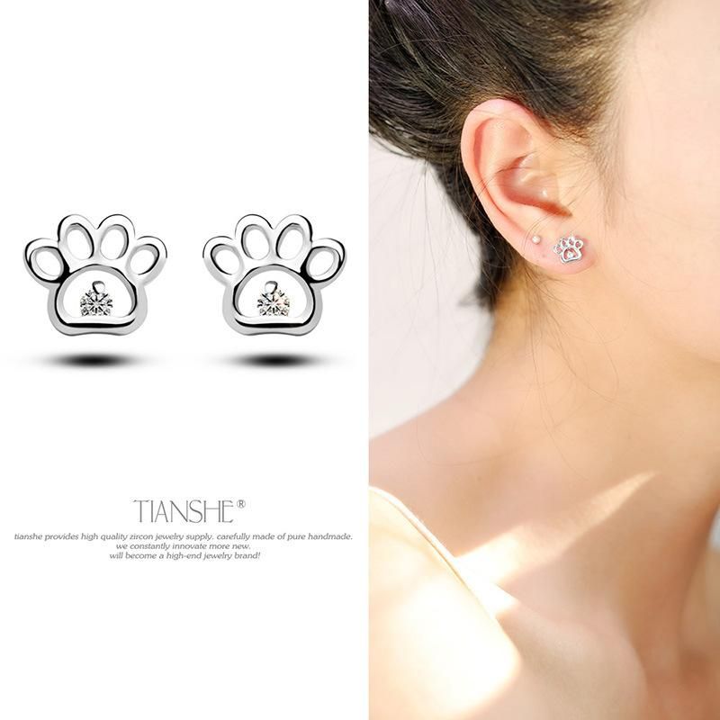 fashion Simple Temperament Zirconia Earrings Jewelry
