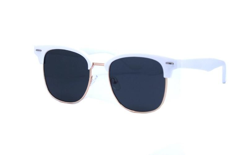 Half Gradient Frame Sunglasses Square Unisex Fashionable PC UV400 Sunglasses