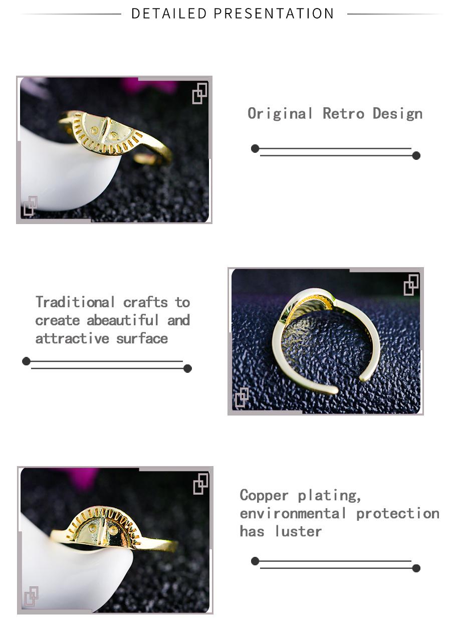 Foreign Trade Hot-Selling Jewelry, Instagram Retro Ancient Egyptian Face Ring