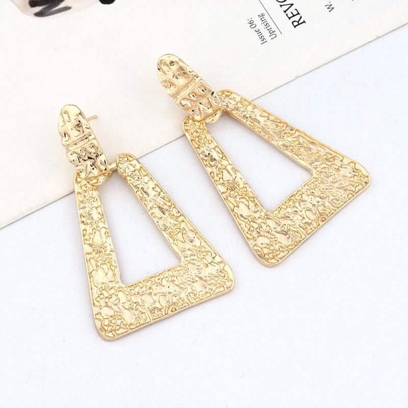 Metal Hanging Earring Geometric Statement Earring Fashion Accessories Jewelry