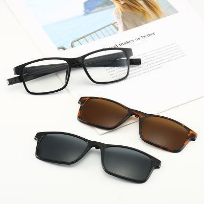 2020 Newest Design High Quality Clip-on Frames Acetate Sunglasses