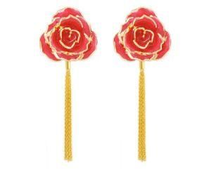 Made of Real Rose Fashion Jewelry 2014 Earrings