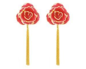 Made of Real Rose Fashion Jewelry 2014 Earrings