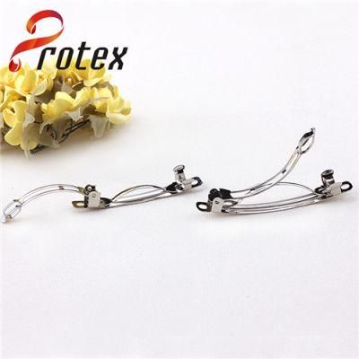 Hair Accessory Simple Design Silver Metal Hairpin