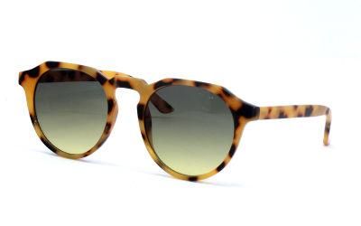 Fashion Translucent Geometric Round Promotional Unisex Sunglasses