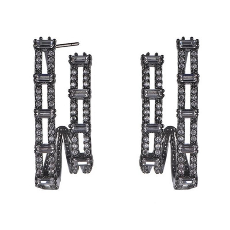 925 Silver U Shape Fashion Earring for Girls