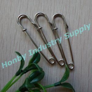 50mm Fashion Wedding Favors Silver Color Large Brooch Safety Pin