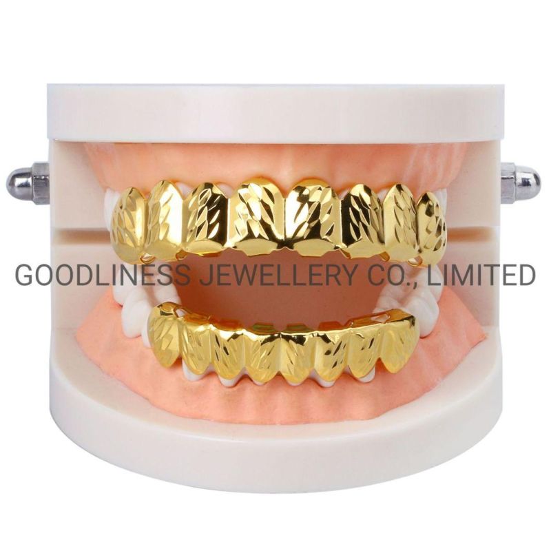 Plain Teeth Grillz Hip Hop Rapper Jewelry