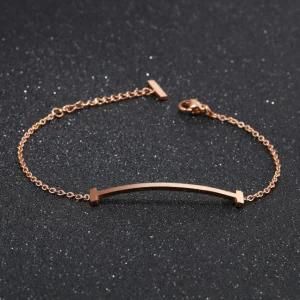 Custom Lettering Specially Clasp &#160; Adjustable Stainless Steel Women &#160; Bracelet