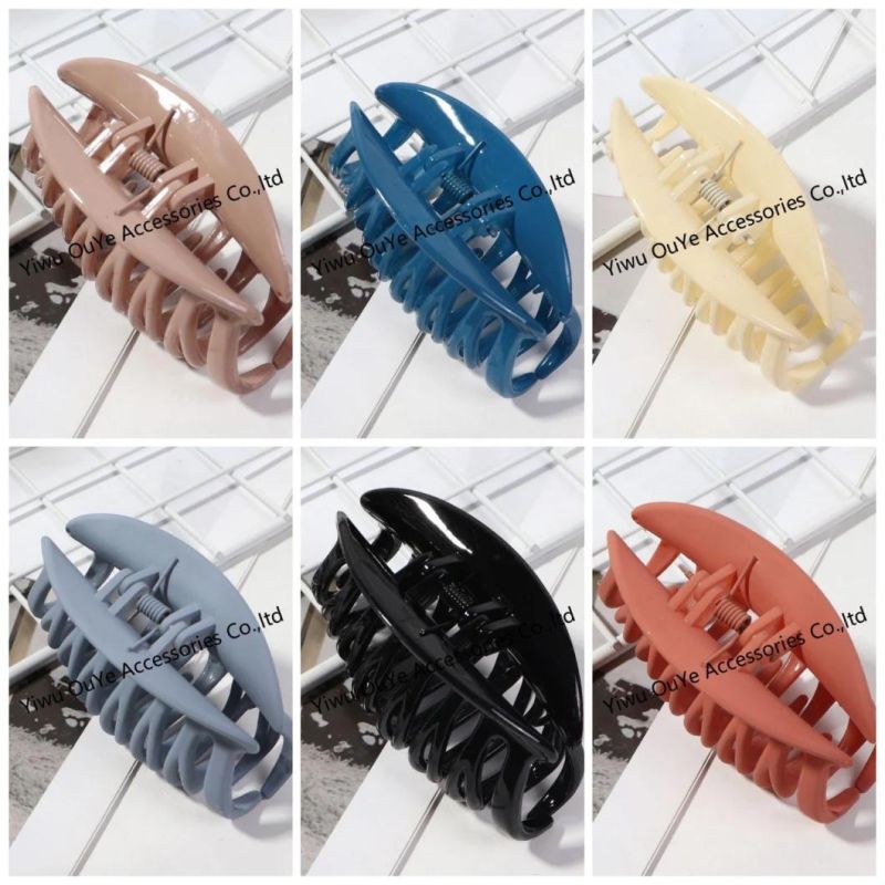 Customized Plastic Non-Slip Glossy Solid-Color Hair Accessories Pin Hairpin