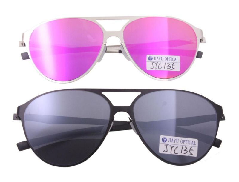 Quality Fashion Metal Frame Classic Polarized Thin Metal Frame Sunglasses