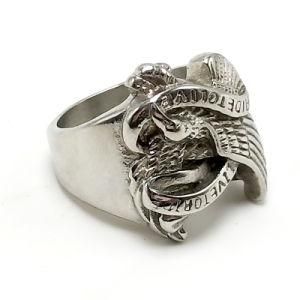 New Punk Jewelry Man Stainless Steel Silver Ring