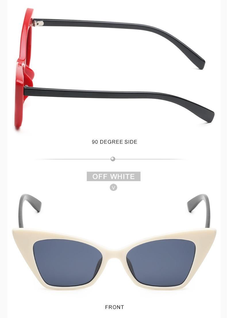 Women Cheap Wholesale Sun Glasses Colorful UV400 Custom Logo Small Cat Eye Frame Trendy Fashion Sunglasses Wholesale Sunglass