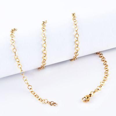 Fashion Accessories Stainless Steel Square Wire O Shape Chain Jewellery for Handcraft DIY Layering Necklace design