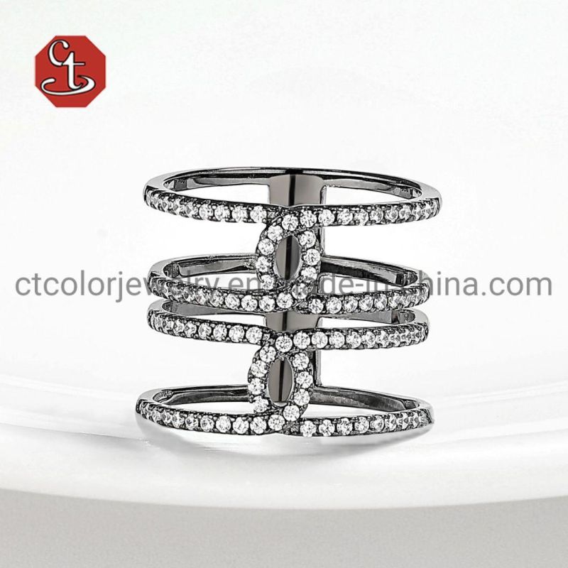 S925 Silver Simple Ring High Quality Micro Rings Jewelry for Men