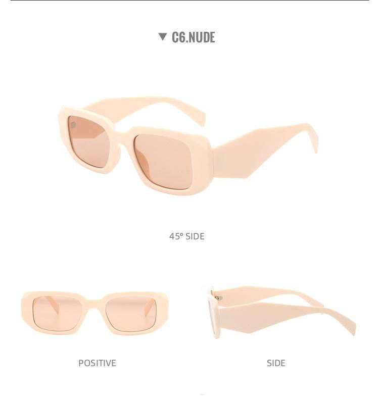 2022 Trendy Square Wholesale Designer Sunglasses Hip Hop Sunglasses for Unisex