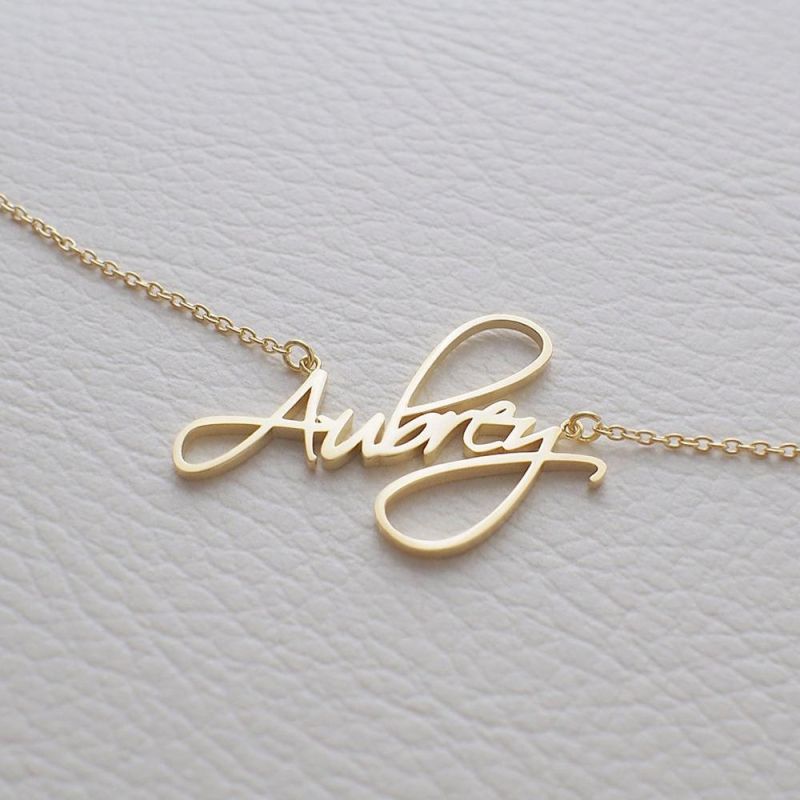 Wholesale Customized Name English Letter Word Stainless Steel Necklace