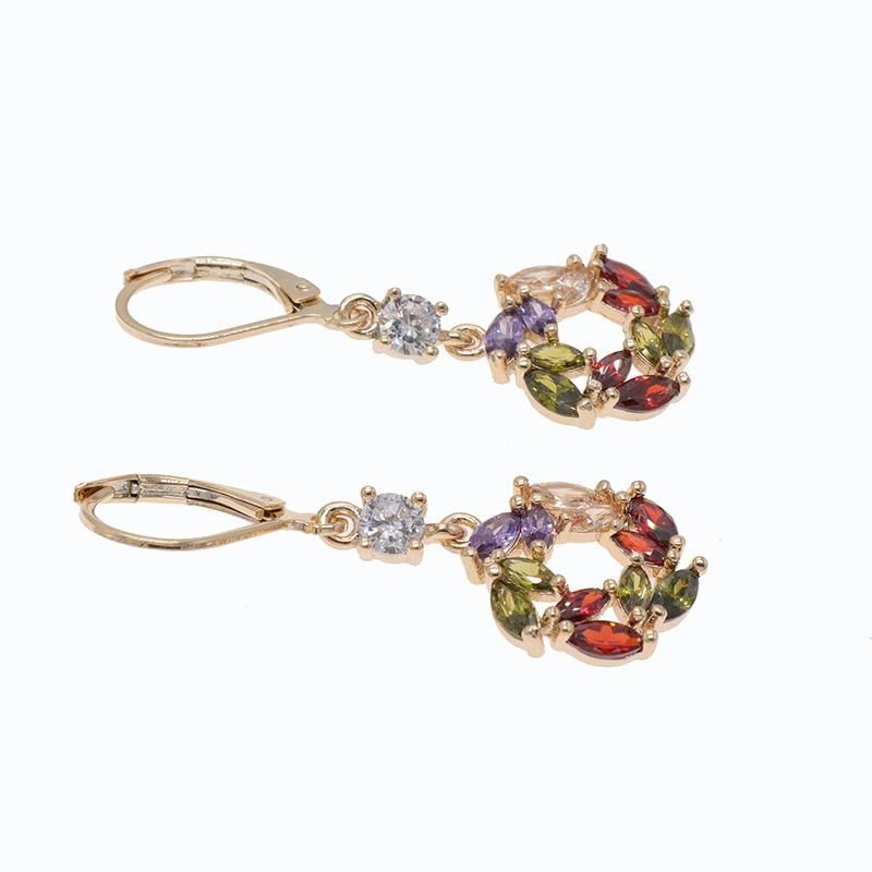 Korea CZ Earrings Fashion Ladies Pendant Earrings