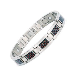 Wholesale Magnetic Energy Bracelet with 4 Different Energy Stones Include Carbon Fiber Sheet