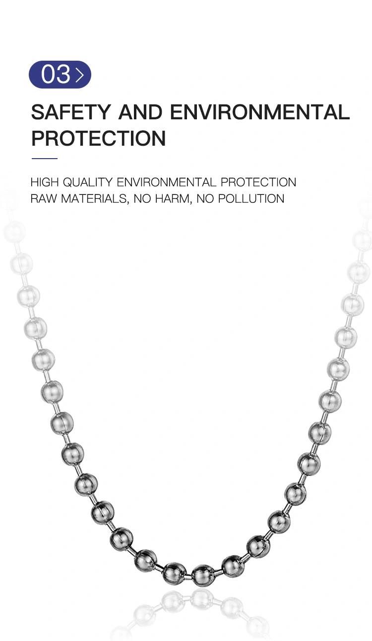 2.4mm Stainless Steel Necklace Bead Ball Chain