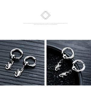 Scorpion Pendant Stainless Steel Earrings Drop