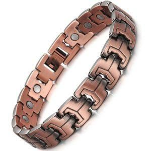 Men&prime;s Pure Sabona Copper Bracelet for Pain Health Benefits