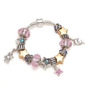 925 Silver Kid Bracelet for European Charm Beads (KD41)