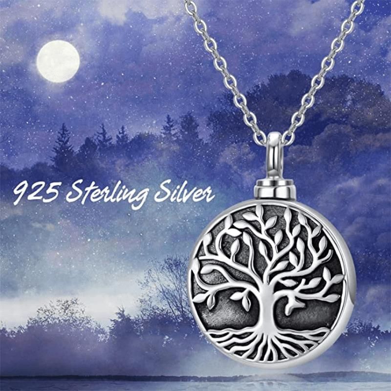 Tree of Life Titanium Steel Souvenir Pendant Jewelry Necklace