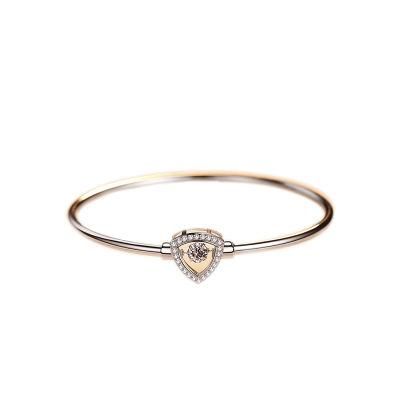 Stylish Zircon Bracelet Sparkles with a Diamond-Studded Classic