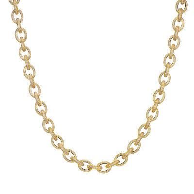 Charm Chain Necklace with Bold Knot for Women