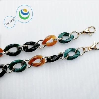 21.5*30mm New Pure Color Design Series Ornament Chain Plastic Chain Bag Accessories (YF303-19)