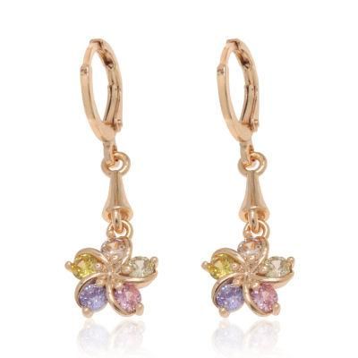 Wholesale Exquisite Gold Plated Ladies Fashion Jewelry Earrings