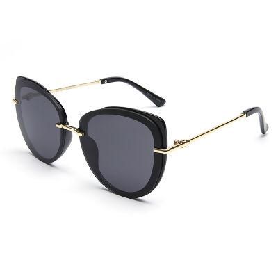 PC Metal Frame Combined Sunglasses Customizable Men Women Sunglass Ready Goods Eyewear