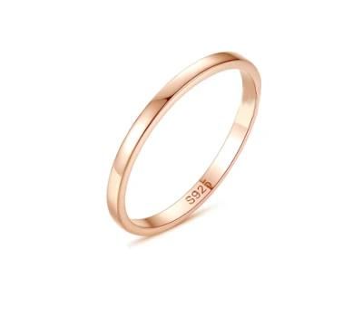 Gold Jewelry Fine Jewelry Small Twining Ring 9K Golden Ring