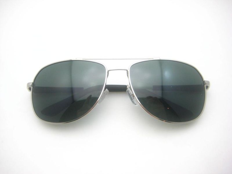 Round Shape Design Metal Man Sunglasses